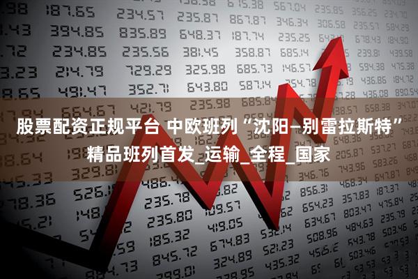 股票配资正规平台 中欧班列“沈阳—别雷拉斯特”精品班列首发_运输_全程_国家